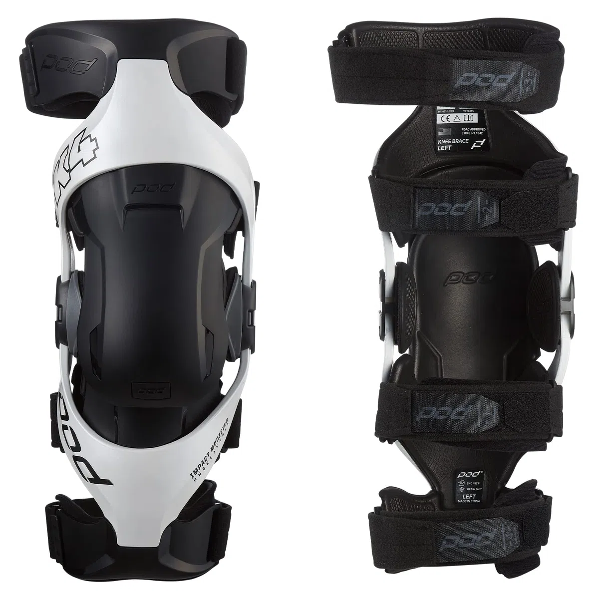 Pod Active K4 2.0 Knee Brace (PR) White/Black