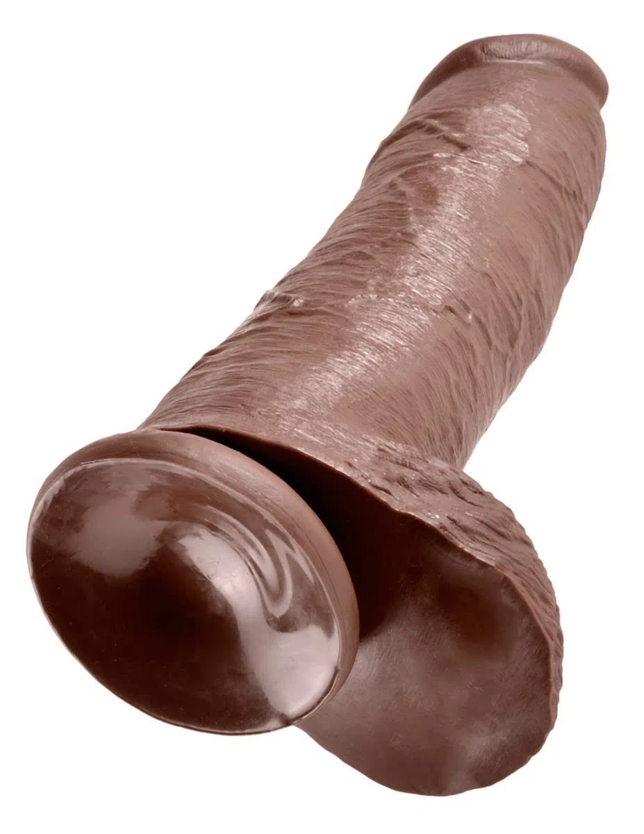 King Cock 12 Inch Dildo Clásico Marrón 454 gr