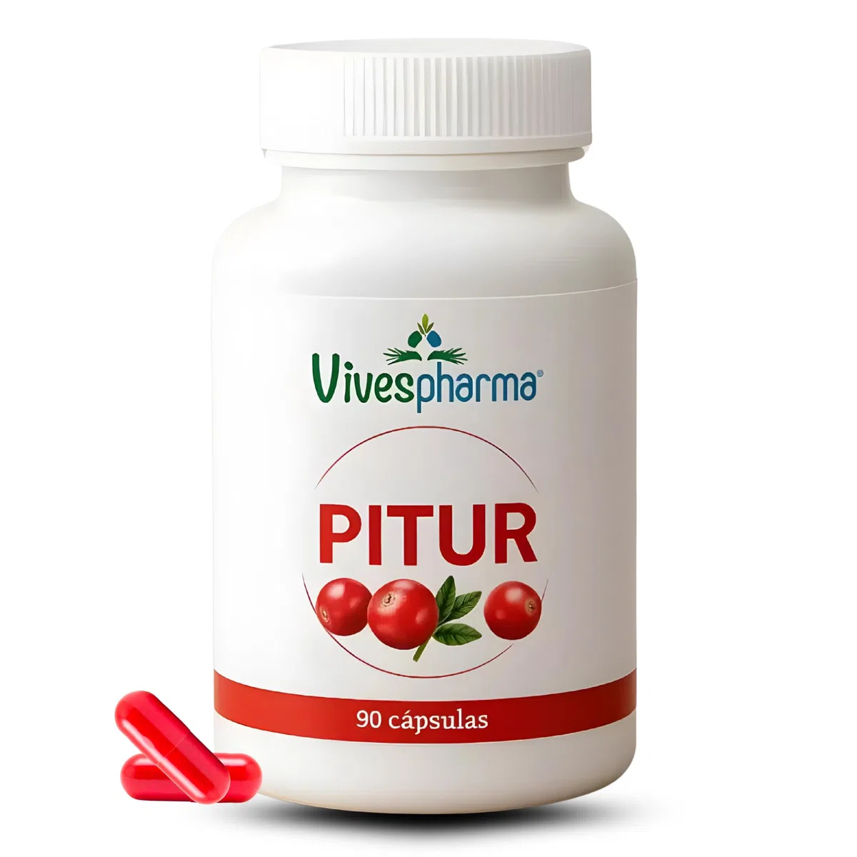 Arándano Rojo Americano con D Manosa para Cistitis y Tracto Urinario | Suplemento Natural Infecciones Urinarias Mujeres | 90 Cápsulas Vegetales | Sin Gluten | Sin Lactosa - PITUR
