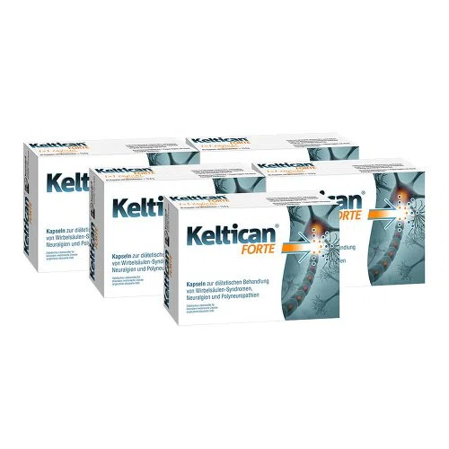 Keltican Forte Cápsulas 200 unidades, apoya la regeneración de los nervios periféricos