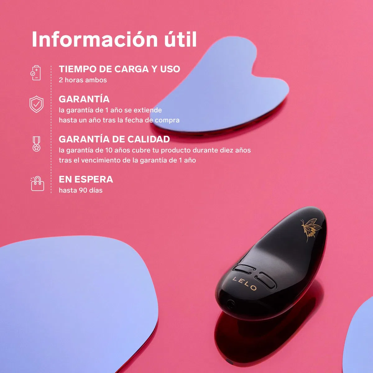 LELO NEA 3 Estimulador de Clítoris Femenino Pequeño Vibrador Mujer Consolador Sexual para Mujeres con 10 Modos de Placer y Varias Intensidades, Pitch Black